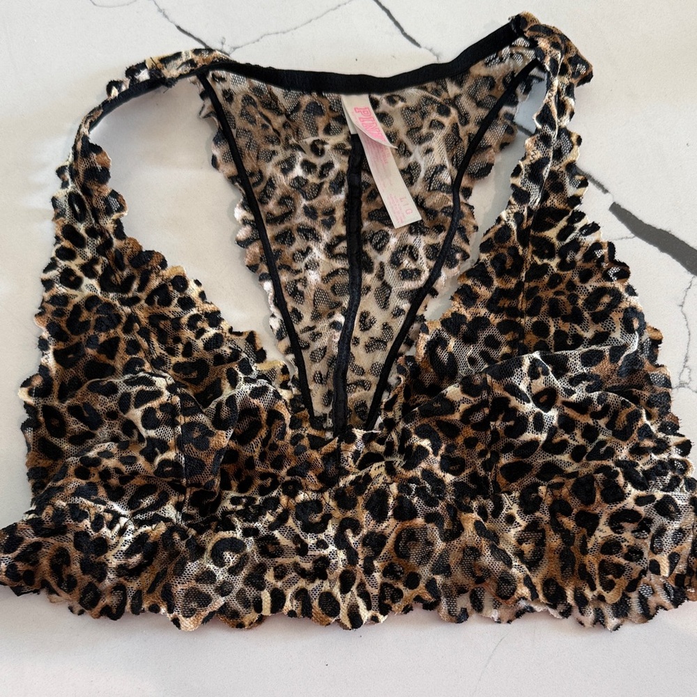 Victoria's Secret Leopard Lace Bralette